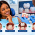 Dental crown treatment in Nigeria showing a dentist examining a damaged tooth and explaining crown restoration